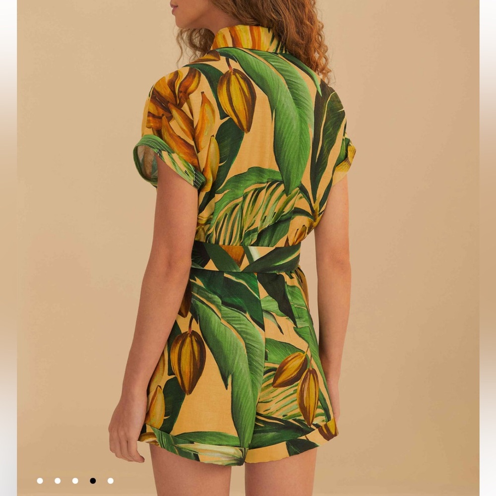 Farm Rio | BANANART YELLOW ROMPER - Picture 3 of 5